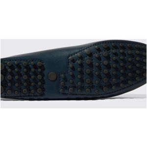 Scarosso, Schoenen, Dames, Blauw, 39 1/2 EU, Leer, Ashley Loafers - Handgemaakte Italiaanse leren schoenen