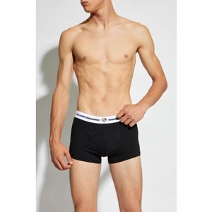 Dsquared2, Ondergoed, Heren, Zwart, XS, Katoen, Twee-pack boxershorts met logo