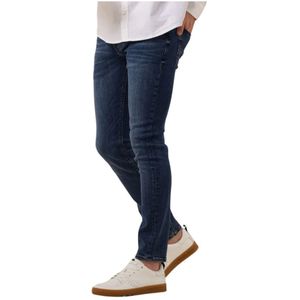 Tommy Hilfiger, Jeans, Heren, Blauw, W34 L34, Slim Fit Blauwe Jeans voor Heren