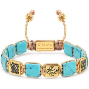 Nialaya, Bracelets Geel, Heren, Maat:XL