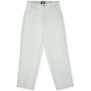 Dickies, Jeans, Heren, Blauw, W31 L32, Denim, Ultra Lightwash Straight Jeans