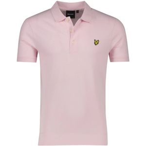 Lyle & Scott, Tops, Heren, Roze, 2Xl, Katoen, Roze poloshirt met korte mouwen