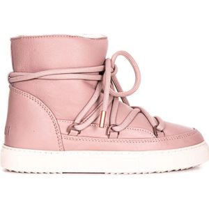 Inuikii, Schoenen, Dames, Roze, 39 EU, Leren Winterlaarzen Roze