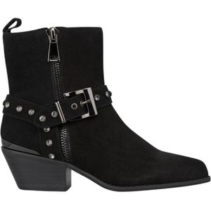 Alma EN Pena, Schoenen, Dames, Zwart, 37 EU, Studded Buckle Ankle Boot