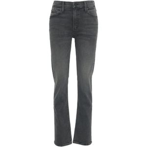 Mother, Jeans, Dames, Grijs, W26, Katoen, Grijze Jeans Aw 24