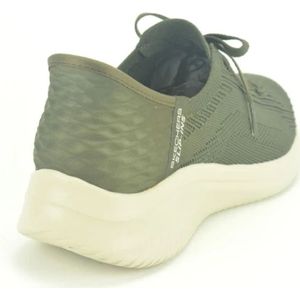 Skechers, Schoenen, Dames, Beige, 40 EU, Kakki Lycra N. Slip-In