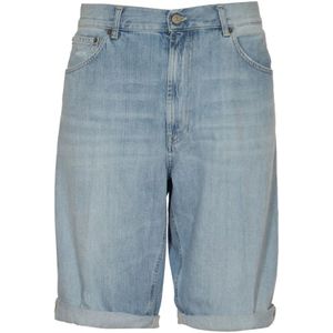 Dondup, Korte broeken, Heren, Blauw, W29, Denim, Bermuda Lenz Shorts