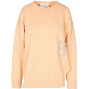 8Pm, Sweatshirts & Hoodies, Dames, Oranje, S, Katoen, Shirts