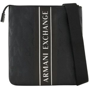 Armani Exchange, Tassen, Heren, Zwart, ONE Size, Cross Body Bags