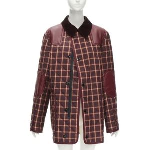 Burberry Vintage, Pre-owned, Dames, Rood, S, Polyester, Pre-owned Polyester outerwear