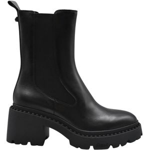 Ash, Schoenen, Dames, Zwart, 39 EU, Zwarte Veterschoenen Dames Aw 23