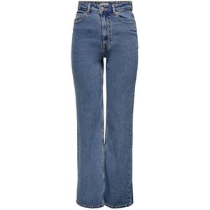 Only, Jeans, Dames, Blauw, W29 L32, Katoen, Blauwe Jeans met Rits