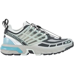 Salomon, Schoenen, Heren, Veelkleurig, 43 1/2 EU, Grijze Blauwe Sneakers