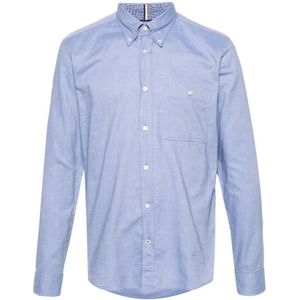 Hugo Boss, Overhemden, Heren, Blauw, L, Katoen, Formal Shirts