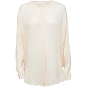 Chloé Pre-owned, Pre-owned, Dames, Roze, M, Chiffon, Pre-owned Fabric tops
