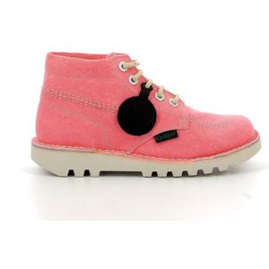 Kickers, Schoenen, Dames, Roze, 41 EU, Enkellaarsjes