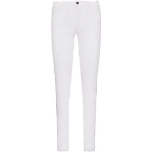 Armani Exchange, Jeans, Dames, Wit, W31 L30, Katoen, Slim-fit Broeken