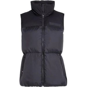 Tommy Hilfiger, Jassen, Dames, Zwart, L, New York Puffer Vest