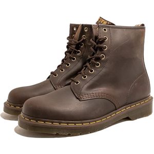 Dr. Martens, Schoenen, Heren, Bruin, 42 EU, Leer, Heren 1460 Donkerbruine Crazy Aw 23 Schoenen