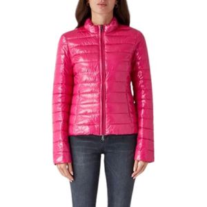 Patrizia Pepe, Jassen, Dames, Roze, XL, Nylon, Slim Fit Puffer Jacket