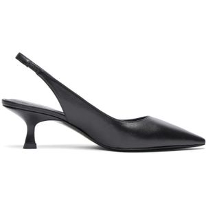 Stuart Weitzman, Schoenen, Dames, Zwart, 37 1/2 EU, Elegant Slingback Pump