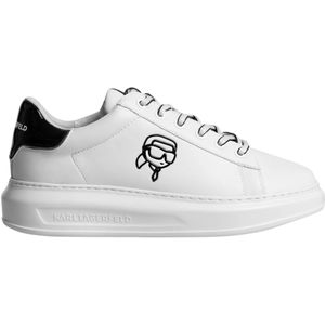 Karl Lagerfeld, Schoenen, Heren, Wit, 46 EU, Leer, Neon NFT Heren Sneakers