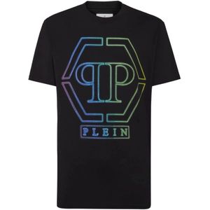 Philipp Plein, Tops, Heren, Zwart, L, T-Shirts