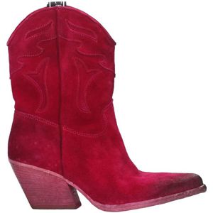 Elena Iachi, Stijlvolle Magenta Cowboy Laarzen Rood, Dames, Maat:37 EU