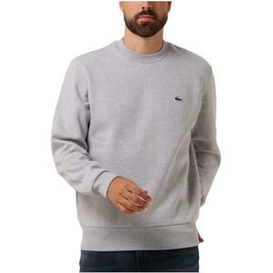 Lacoste, Sweatshirts & Hoodies, Heren, Grijs, S, Heren Sweatshirt Grijze Trui