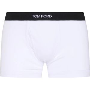 Tom Ford, Ondergoed, Heren, Wit, S, Katoen, Witte Katoenmix Boxershorts