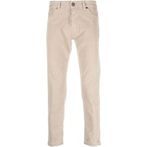 PT Torino, Grijze Marmeren Jeans voor Heren Grijs, Heren, Maat:W35
