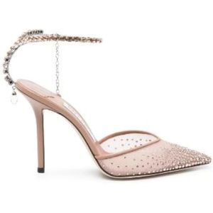 Jimmy Choo, Stijlvolle Hakken Roze, Dames, Maat:37 EU