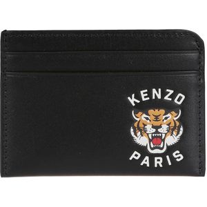 Kenzo, Wallets & Cardholders Zwart, Heren, Maat:ONE Size