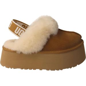 Ugg, Schoenen, Dames, Bruin, 39 EU, Leer, UGG Funkette Kamelenklomp voor Dames