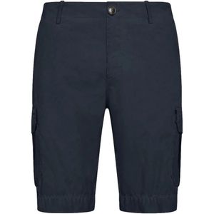 Rrd, Korte broeken, Heren, Blauw, L, Navy Blue Cargo Bermuda Shorts