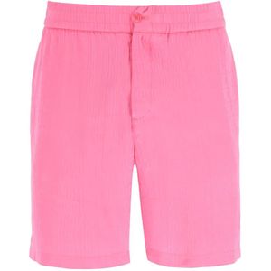 Moschino, Korte broeken, Heren, Roze, XL, Casual Shorts