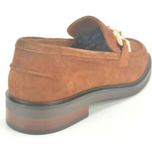 Caprice, Schoenen, Dames, Bruin, 37 1/2 EU, Suède, Cognac daim Moccassin +Gar.