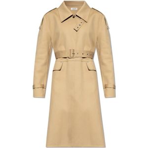 Lanvin, Katoenen jas Beige, Dames, Maat:S