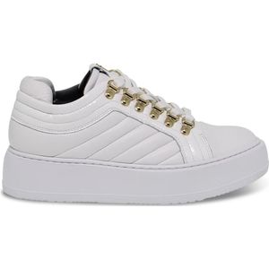 Paciotti, Zachte leren sneakers voor vrouwen Wit, Dames, Maat:38 EU