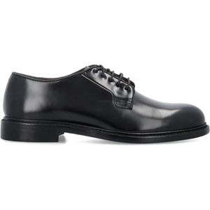 Sebago, Schoenen, Heren, Zwart, 41 EU, Leer, Zwarte Gesloten Derby Schoenen