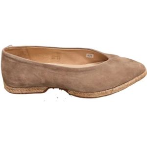 Espadrilles, Schoenen, Dames, Beige, 40 EU, Platte Beige Schoenen