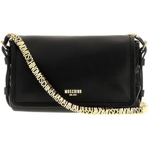 Moschino, Crossbody Tassen Zwart, Dames, Maat:ONE Size