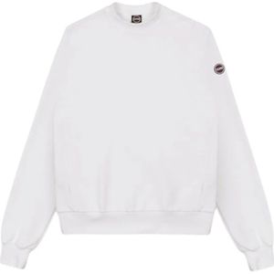 Colmar, Sweatshirts & Hoodies, Heren, Wit, L, Witte Ottoman Elastische Sweaters