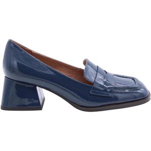 Bibi Lou, Schoenen, Dames, Blauw, 40 EU, Melkslang Patroon Stijlvolle Pumps