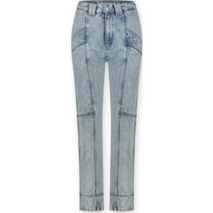 Homage, Jeans, Dames, Blauw, W29, Katoen, Vintage Blauwe Cargo Jeans