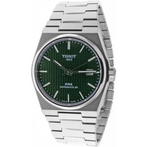 Tissot, PRX Powermatic 80 Automatisch Horloge Groen, Dames, Maat:ONE Size