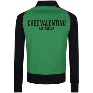 Valentino Garavani, Sweatshirts & Hoodies, Heren, Veelkleurig, S, Stretch Viscose Sweatshirt Indaco Laurel