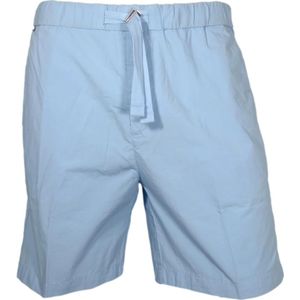 Hugo Boss, Korte broeken, Heren, Blauw, M, Katoen, Lichte Katoenen Regular Fit Elastische Taille Shorts Kenosh-Shorts