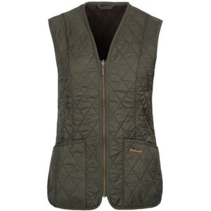 Barbour, Jassen, Dames, Groen, XS, Warm Fleece Gilet met Zakken