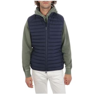 Save The Duck, Jassen, Heren, Blauw, 2Xl, Polyester, Stijlvolle Gilet Dave